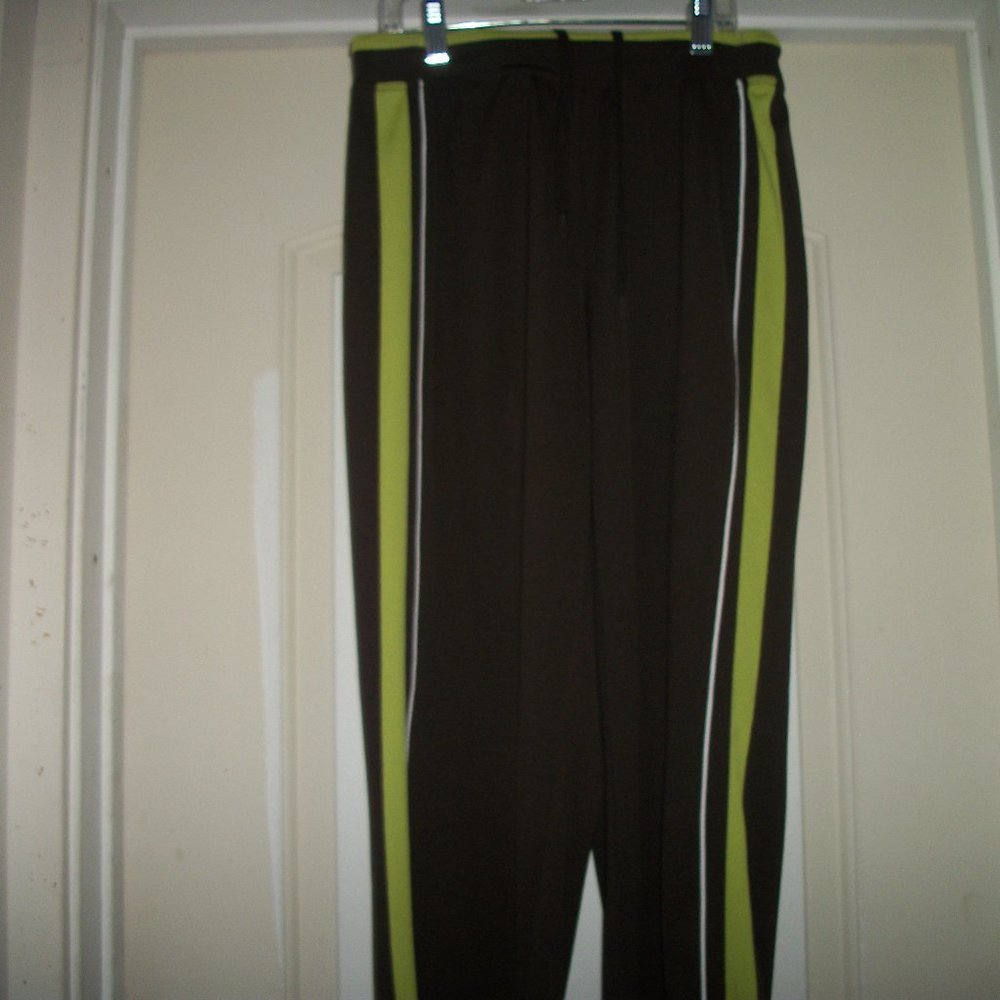 FUN SJB SPORTS BROWN GREEN PANTS S/CH